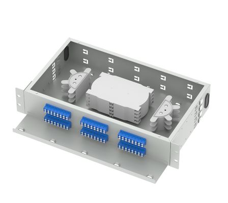 Sub Optic Distribution Frame 48 Ports 19 Inch LC UPC Patch Panel for Network FTTH Best