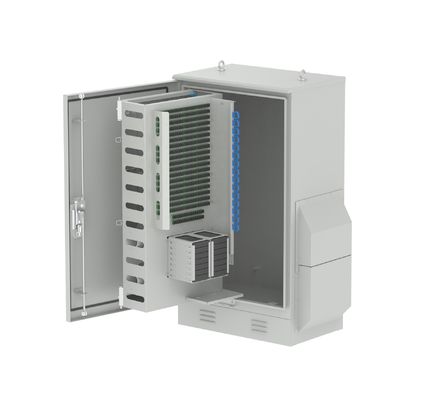 Outdoor FTTX Stainless Inner Structure Fiber Distribution Cabinet with GEN III Series