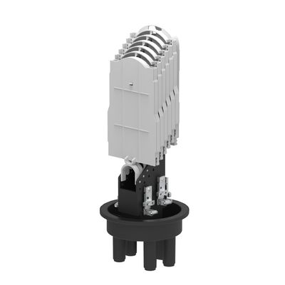 Black 192 Cores Fiber Optic Splice Closure Cable Joint Enclosure for Network FTTH Projects