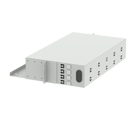 FC APC Optical Distribution Frame 48 Ports 19 Inch Patch Panel Ideal for FTTX and Network