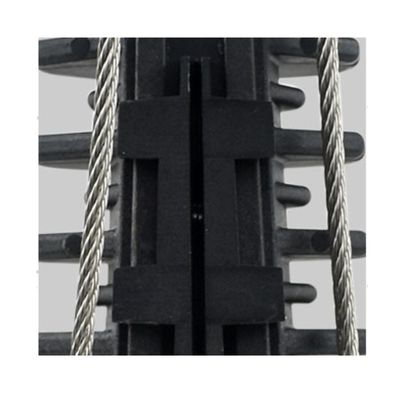 Overhead Line Accessories PA1500 FTTH Cable Anchoring Clamps High Tension Plastic Wed Type