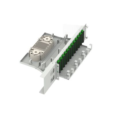 Data Center 96 Cores SC APC Type 19 Inch Fiber Optic Patchpanel with 5 and Swing Design