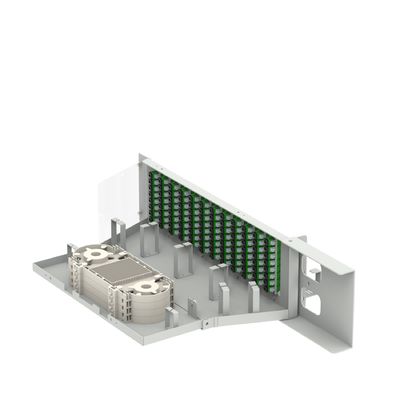 Data Center 96 Cores SC APC Type 19 Inch Fiber Optic Patchpanel with 5 and Swing Design