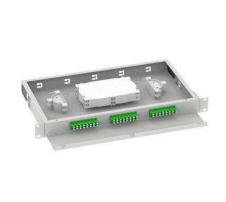 19 Inch Sub Optic Distribution Frame LC APC 24 Ports Patch Panel Used for FTTX Network