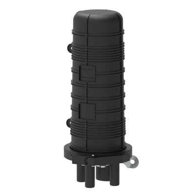 Fiber Fusion Splicer 96 Cores Black Cable Joint Closure for Network FTTH Applications