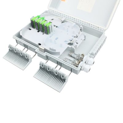 16 Ports SC Connector Fiber Optic Termination Box for FTTH Outdoor Network Distribution
