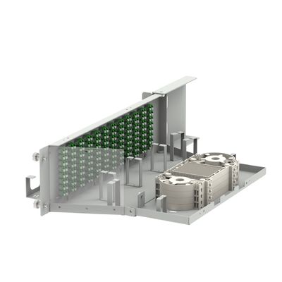 19 Inch Fiber Optic Equipment LC APC Type 96 Cores Swing Optical Patchpanel with 5 Time