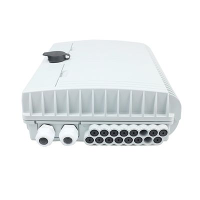 16 Ports SC Connector Fiber Optic Termination Box for FTTH Outdoor Network Distribution