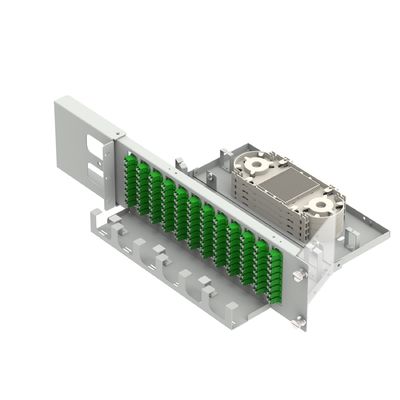 19 Inch Fiber Optic Equipment LC APC Type 96 Cores Swing Optical Patchpanel with 5 Time
