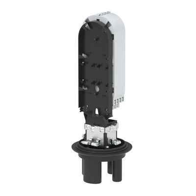 96 Cores Fusion Splicer Cable Joint Closure Box for Black Fiber Optic Splice Closure