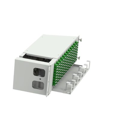 19 Inch Fiber Optic Equipment LC APC Type 96 Cores Swing Optical Patchpanel with 5 Time