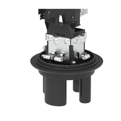 96 Cores Fusion Splicer Cable Joint Closure Box for Black Fiber Optic Splice Closure