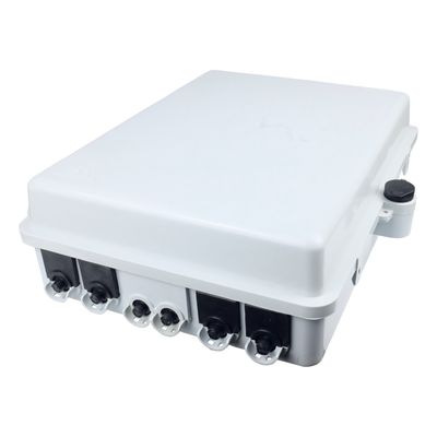 16 Core Splitter Fiber Optic Cajas Termination Box for 420x320x130 mm Size Network