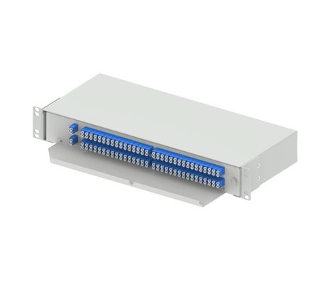 FTTX Network 19inch Fiber Optic Splitter Patchpanel Sub ODF Swing Type for in Systems