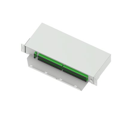 19-Inch Fiber Optic Splitter Patchpanel Sub-ODF Swing Type APC SC Optic Fiber for ODN FTTX-