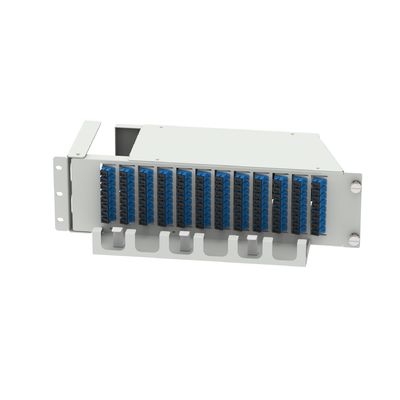 Data Center 19 Inch Swing Type 96 Cores SC UPC Fiber Optic Patchpanel Optical Equipment 5