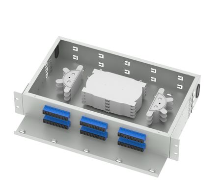 48 Ports SC UPC Optical Distribution Frame 19 Inch Patch Panel for FTTX ODN Network