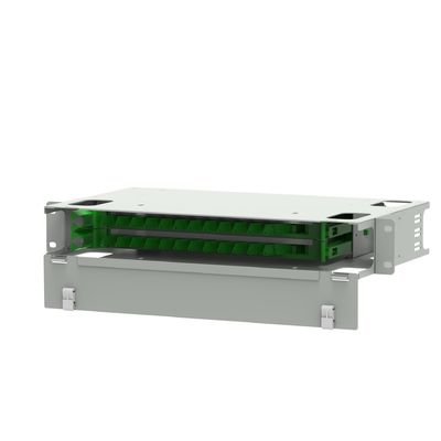 24 Port Optic Fiber Distribution Patch Panel E2000 Type for Network ODN and Data Center
