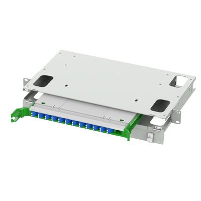 12 Ports LC Type Fiber Optic Distribution Patchpanel for ODN Network Installation