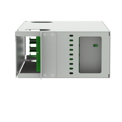 E2K Type 48 Ports Fiber Optic Distribution Patchpanel in White for FTTX Applications