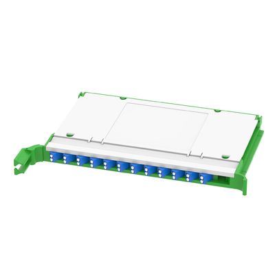 Gray LC Type 24 Ports Fiber Optic Distribution Patchpanel for Space-Saving Data Center