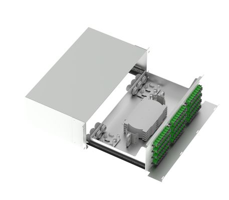 Data Center FTTX SC Type 96 Ports Optic Fiber Distribution Patchpanel Fiber Optic Equipment