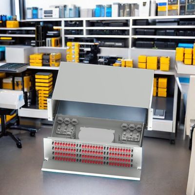 FC Type 96 Ports Optic Fiber Distribution Patchpanel for Network in FTTX Data Center