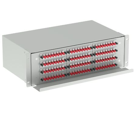 FC Type 96 Ports Optic Fiber Distribution Patchpanel for Network in FTTX Data Center