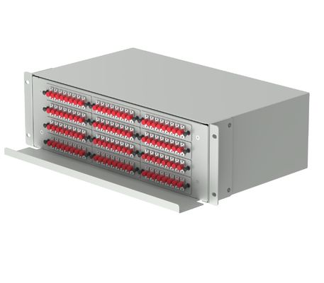 FC Type 96 Ports Optic Fiber Distribution Patchpanel for Network in FTTX Data Center