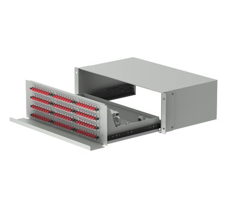 FC Type 96 Ports Optic Fiber Distribution Patchpanel for Network in FTTX Data Center