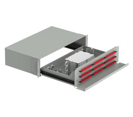 FC Type 72 Ports Optic Fiber Distribution Patchpanel for FTTX in Advanced ODN Network