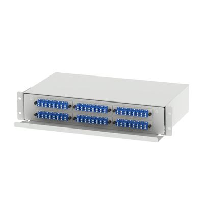 5 LC Type 2U 96 Port Optic Fiber Distribution Patchpanel for FTTX Connector Type LC