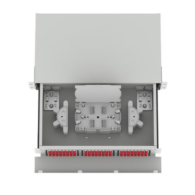 Data Center Optic Fiber Distribution Patchpanel 48 Ports Equipment with 5 Period