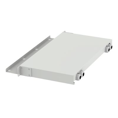 SC Type 1U 24 Port Optic Fiber Distribution Patchpanel for FTTX White and ' Choice
