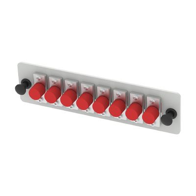 Gray 24 Port FC Type 1U Optic Fiber Distribution Patchpanel for FTTX in Data Center