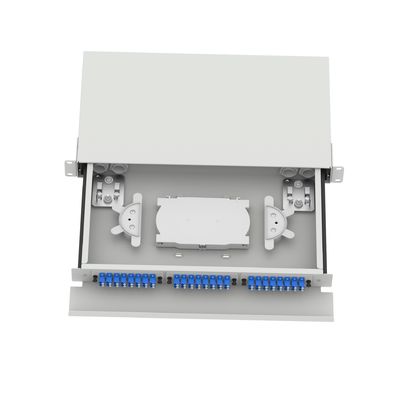 5 LC Type 1U 48 Port Optic Fiber Distribution Patchpanel for FTTX LC Connector Type
