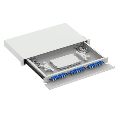 5 LC Type 1U 48 Port Optic Fiber Distribution Patchpanel for FTTX LC Connector Type
