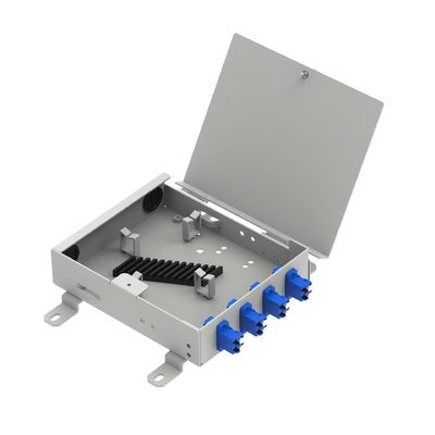 ODN Network FTTH Fiber Optic Distribution Box with 4 Cores LC APC Type