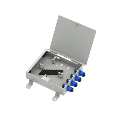 SC UPC Type 4 Cores Fiber Optic FTTH Terminal Box for Network FTTH Infrastructure