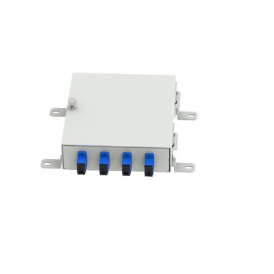 SC UPC Type 4 Cores Fiber Optic FTTH Terminal Box for Network FTTH Infrastructure