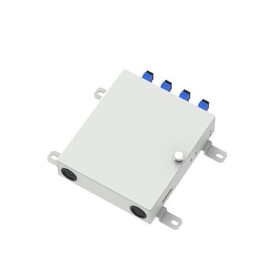 SC UPC Type 4 Cores Fiber Optic FTTH Terminal Box for Network FTTH Infrastructure