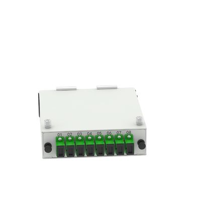 Cold Rolled Steel 8 Cores SC APC Type Fiber Optic FTTH Terminal Box for FTTX Services