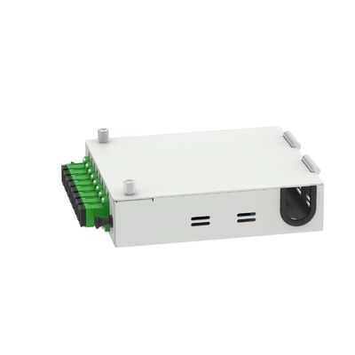 Cold Rolled Steel 8 Cores SC APC Type Fiber Optic FTTH Terminal Box for FTTX Services