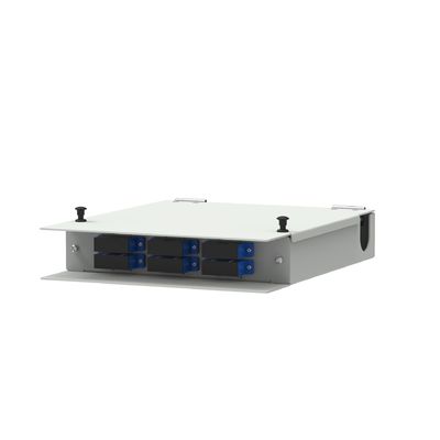 12 Cores SC UPC Fiber Optic Terminal Box for FTTX Network Made of Cold Rolled Steel