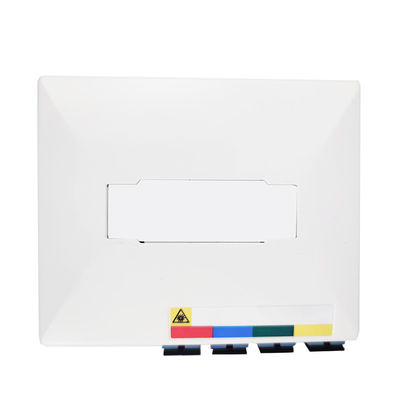 Indoor 4 Cores UPC Plastic Fiber Optic Faceplate Socket Panel with 100*80*30mm Size