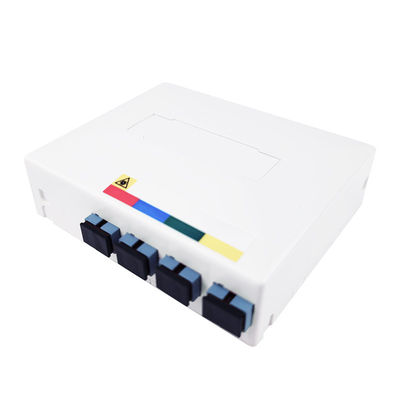 Indoor 4 Cores UPC Plastic Fiber Optic Faceplate Socket Panel with 100*80*30mm Size