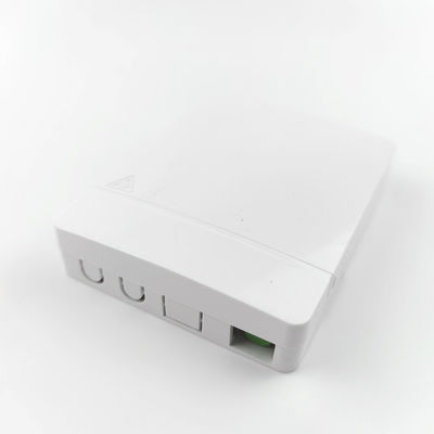 FTTH Network Indoor Wall Mounted FC APC Plastic Fiber Optic Faceplate Socket Panel 2 Cores