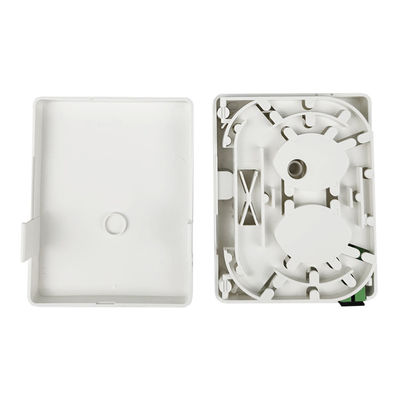 2 Cores SC APC Plastic Fiber Optic Faceplate Socket Panel for Indoor in FTTH Network