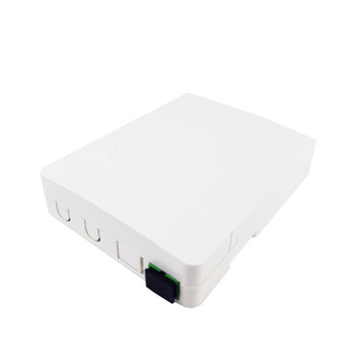 2 Cores SC APC Plastic Fiber Optic Faceplate Socket Panel for Indoor in FTTH Network