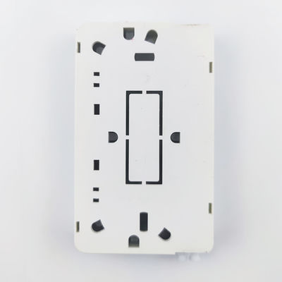 LC UPC Plastic Fiber Optic Faceplate Socket Panel 2 Cores for Networks Used in FTTH